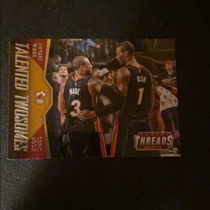 Dwayne Wade and Chris Bosh Basketball Card